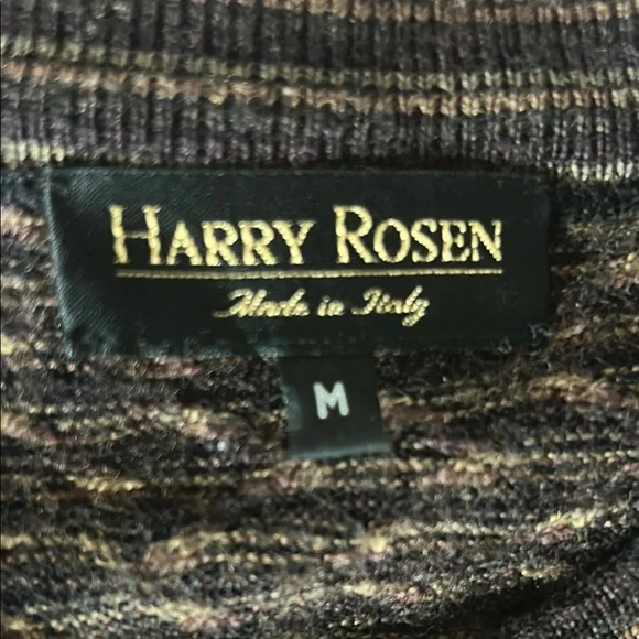 Harry Rosen Men's  Patterned Sweater - Picture 2 of 4